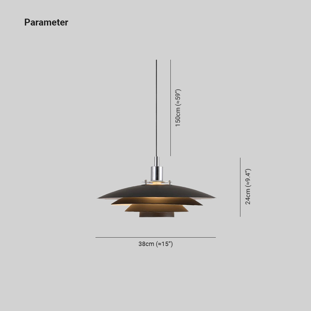 Morandi Pendelleuchte, 2 Farben, ∅38CM - Cueteks
