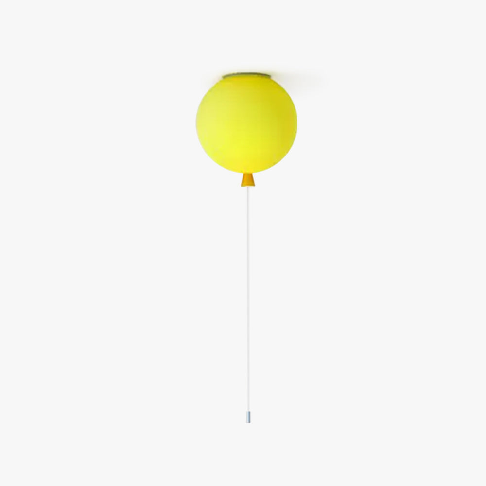 Fateh Matted Ballon Flush Mount Deckenleuchte 5 Farbe, ∅20/25/30 /35CM - Cueteks