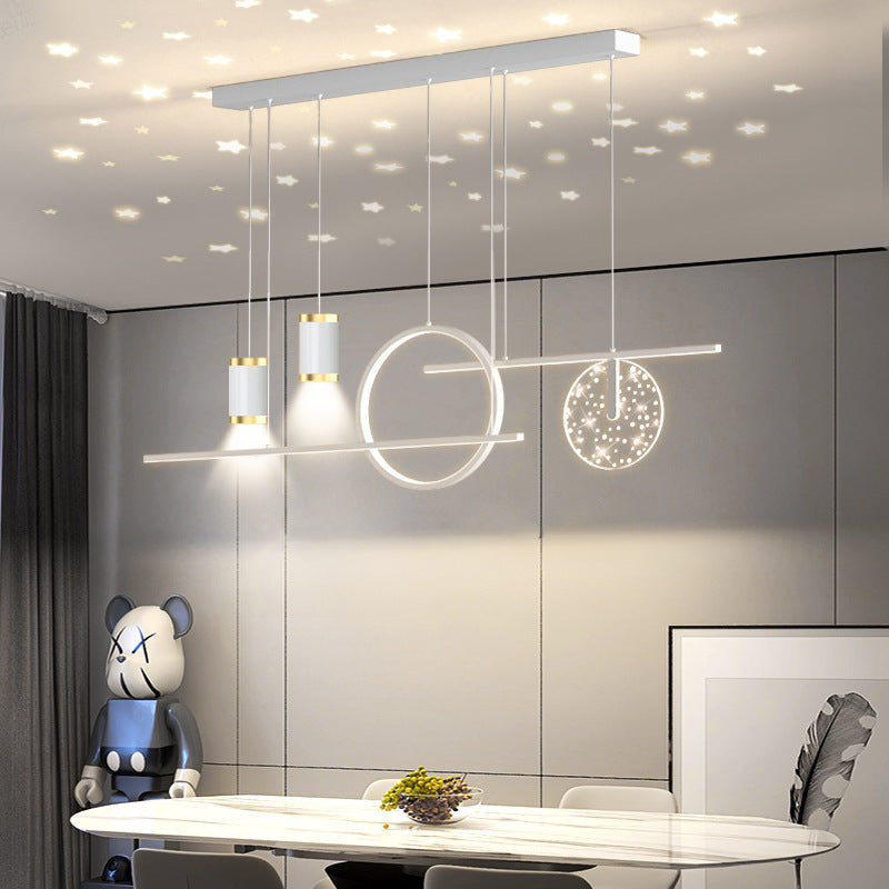 Madina Modern Pendelleuchte Line für Esszimmer,100CM Lang - Cueteks