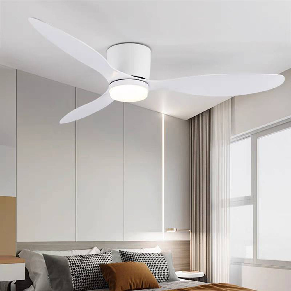 Walters 3-Blatt Deckenventilator mit Beleuchtung, 2 Farbe, ∅115CM - Cueteks