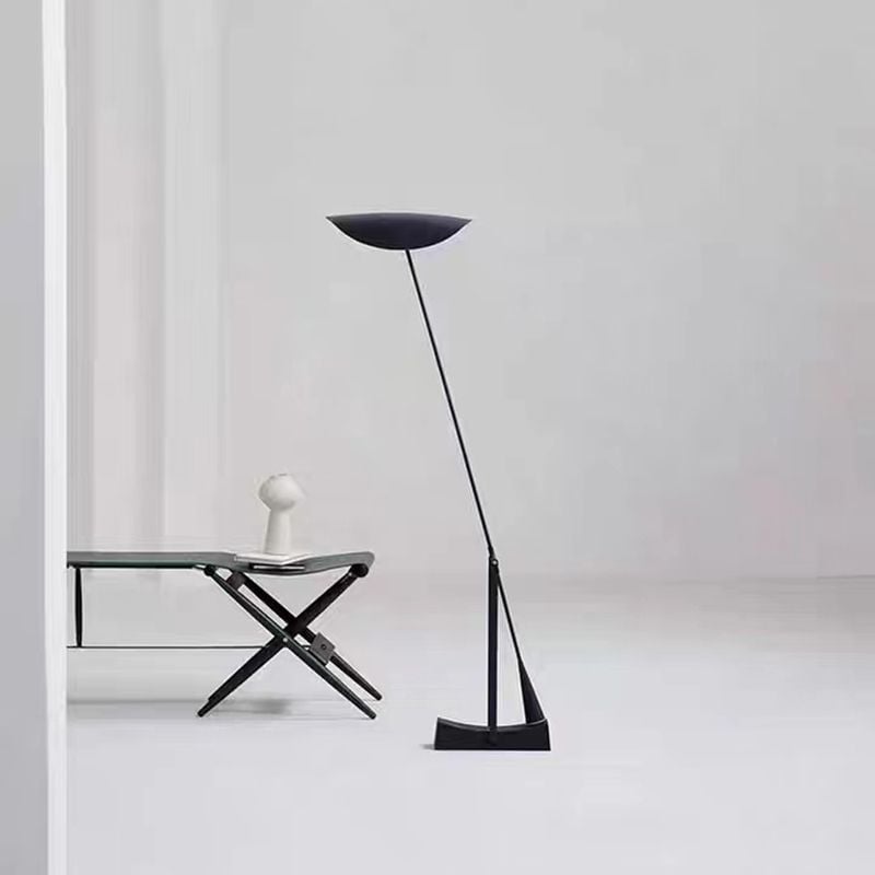 Carins Lineare Schwarze & Goldene Stehleuchte, 150CM Lang - Cueteks