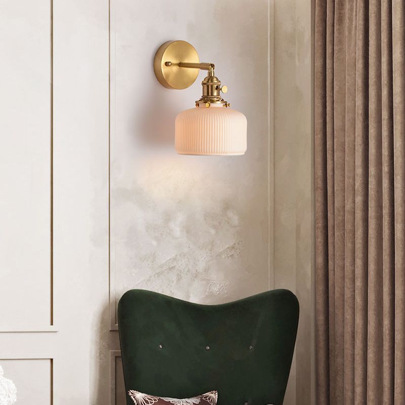 Lottie Geometrischer Wandleuchter, Metall & Keramik - Cueteks
