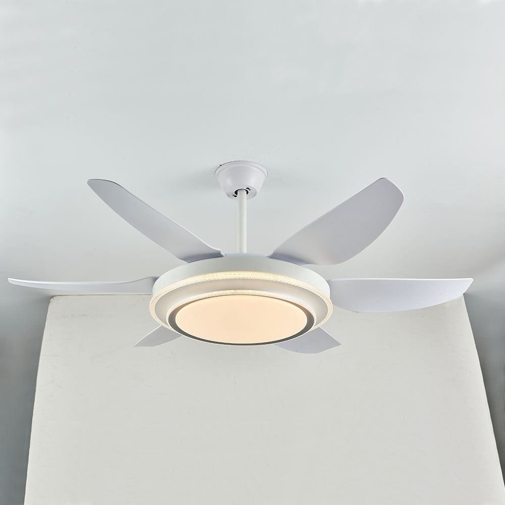 Haydn 6-Blatt-Deckenventilator mit Beleuchtung Grundlegend, 3 Farben, ∅130CM - Cueteks