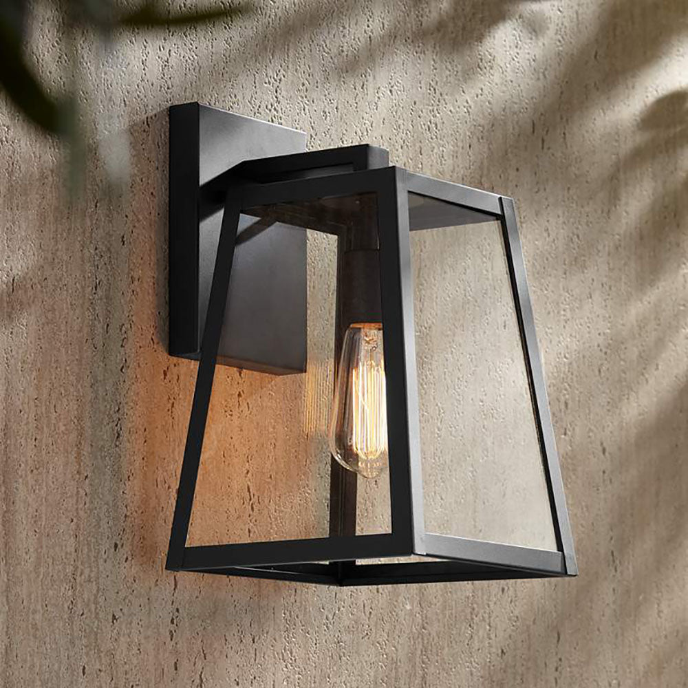 Alessio Schwarz Außenbereich Wandlampe, ∅20CM - Cueteks