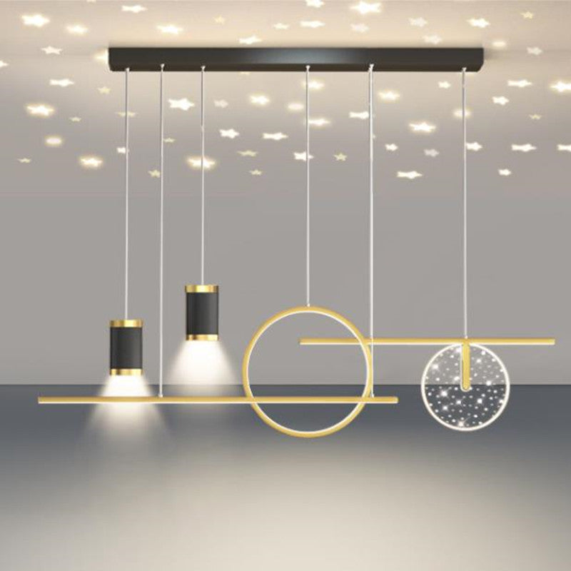Madina Modern Pendelleuchte Line für Esszimmer,100CM Lang - Cueteks