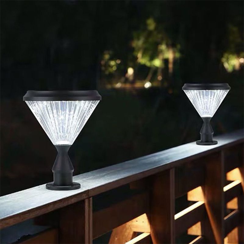 Riley Außensockelleuchte Diamantform, Solar, 33CM Lang - Cueteks