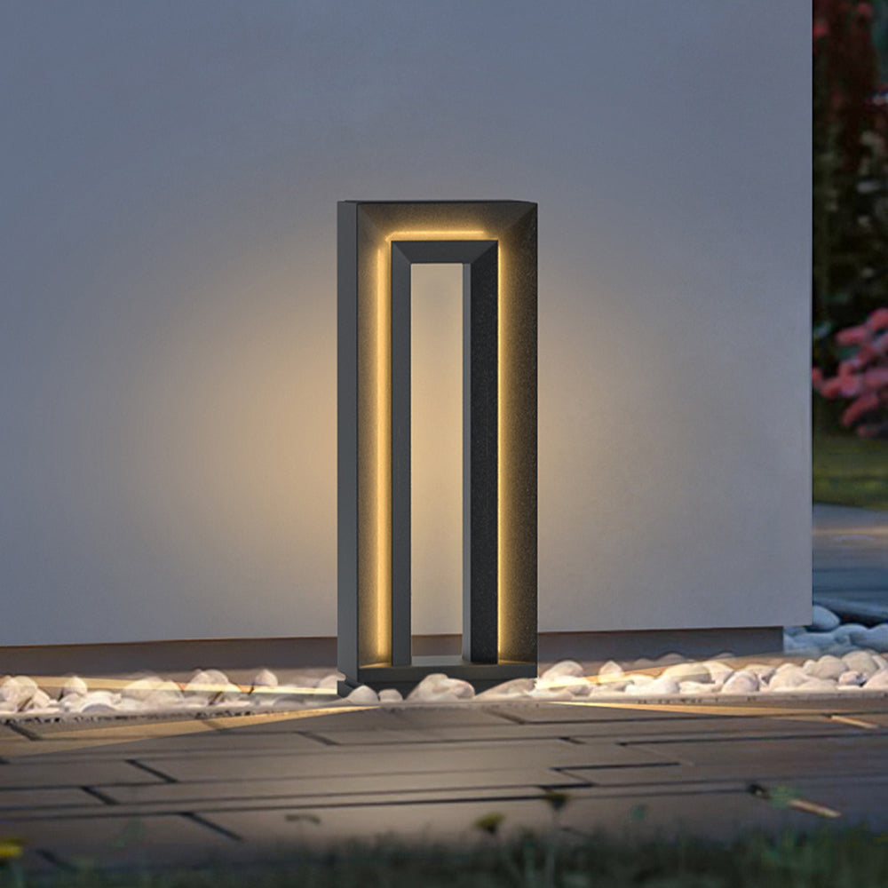 Pena Außen-Wegeleuchte Rechteckig, Solar, 62CM Lang - Cueteks