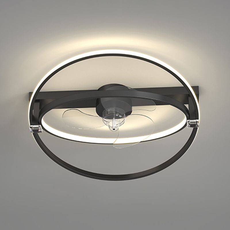 Arisha Deckenventilator mit Beleuchtung, 2 Farben, 4 Stile, ∅51/56/61cm - Cueteks