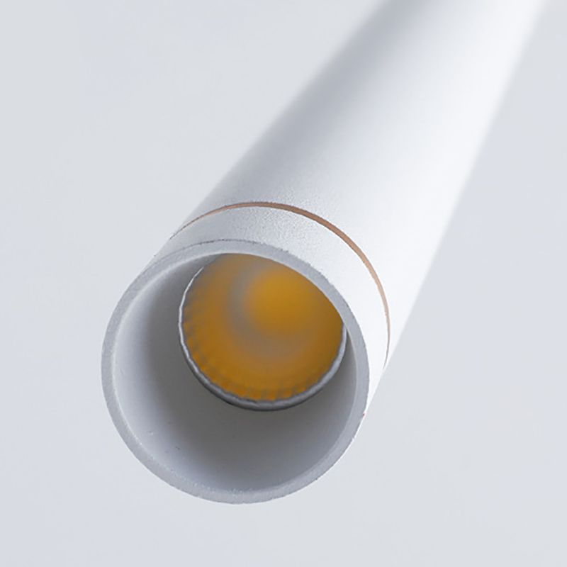 Edge Pendelleuchte Zylinderförmig, 2 Farben, 30CM/50CM/60CM Lang - Cueteks