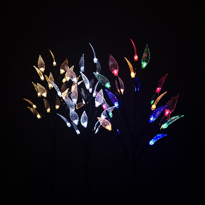 Pena Außen-Wegeleuchte Blatt Solarenergie, 74CM lang - Cueteks