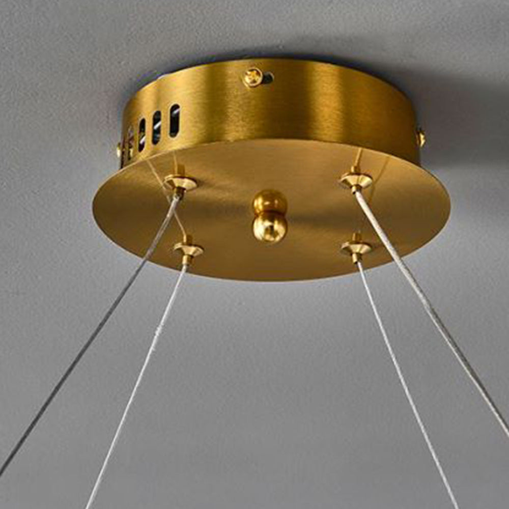 Evette Kronleuchter, Aluminium & Acryl, ∅60/80/100CM - Cueteks