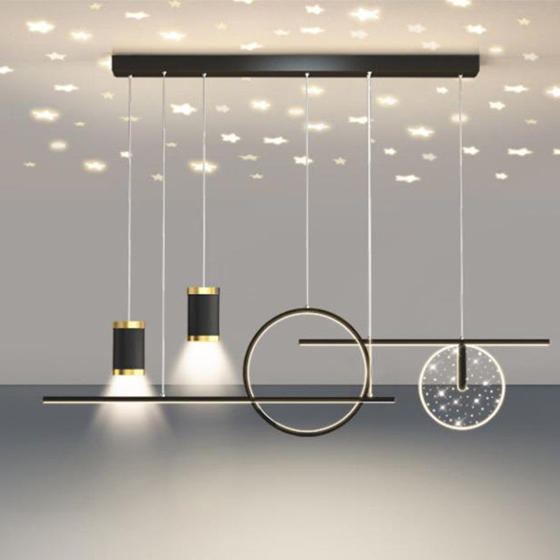 Madina Modern Pendelleuchte Line für Esszimmer,100CM Lang - Cueteks