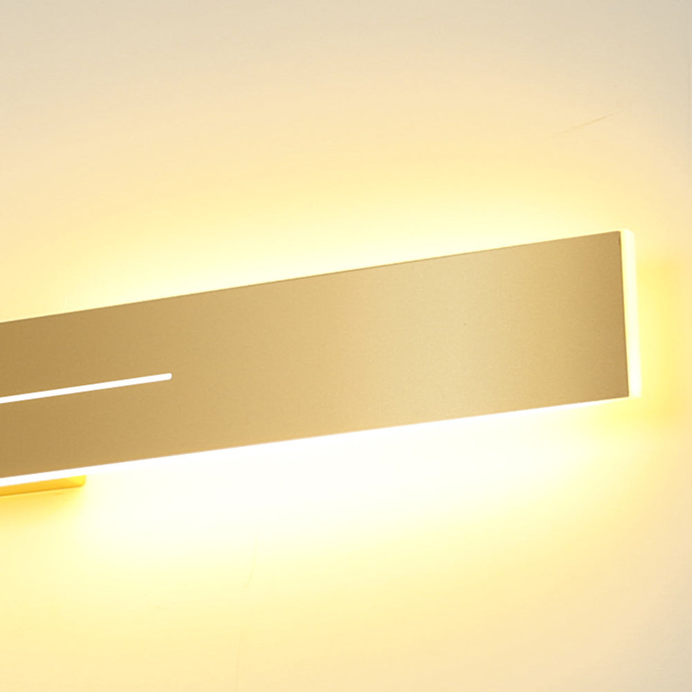 Edge Innenwandleuchte, Schwarz & Gold, 60/80/100/120/150/180/200CM Lang - Cueteks