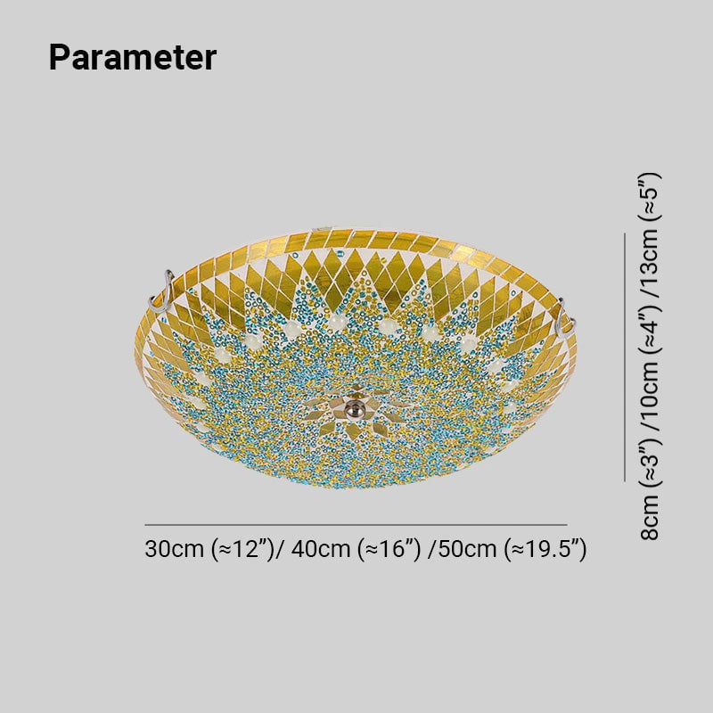 Eryn Deckenleuchte, 3 Farben, ∅30CM/40CM/50CM - Cueteks