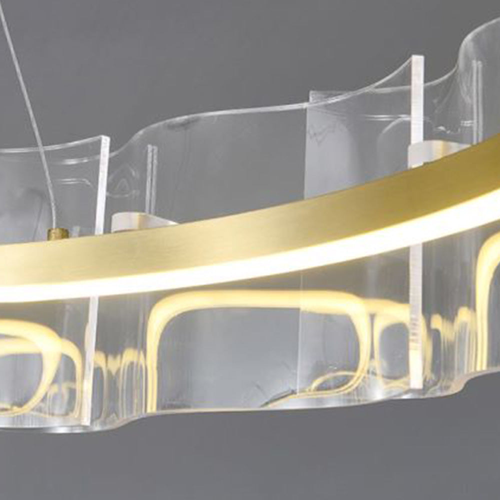 Evette Kronleuchter, Aluminium & Acryl, ∅60/80/100CM - Cueteks