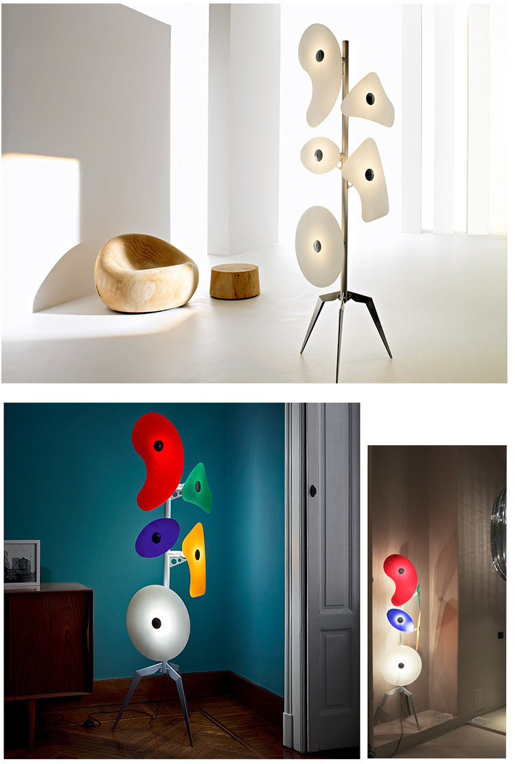 Morandi Bunte Stehlampe, ABS & Metall - Cueteks