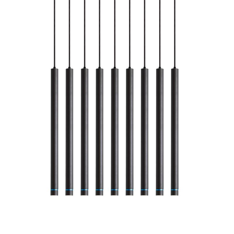 Edge Pendelleuchte Zylinderförmig, 2 Farben, 30CM/50CM/60CM Lang - Cueteks