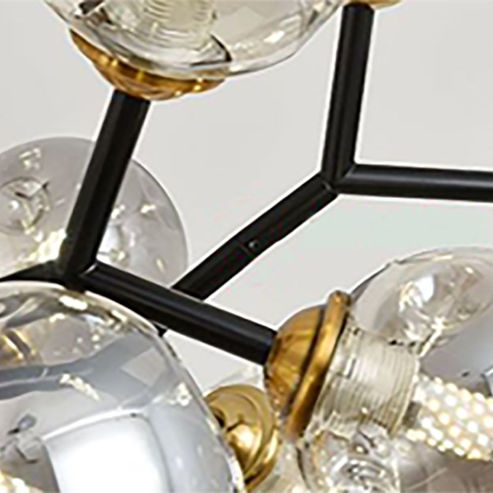 Valentina Glas Bubble Kronleuchter, 6/10/15/20-flammig - Cueteks