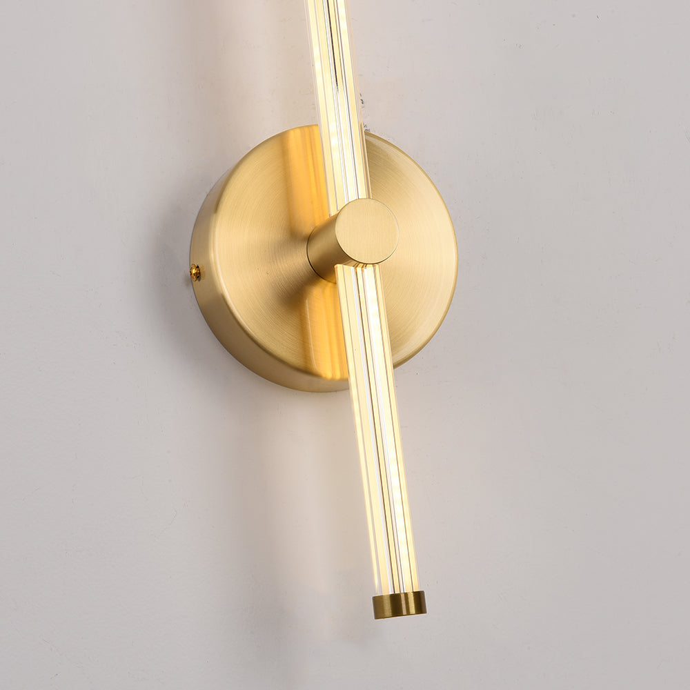 Edge Innenwandleuchte Kupfer & Nickel, 58/78CM Lang - Cueteks