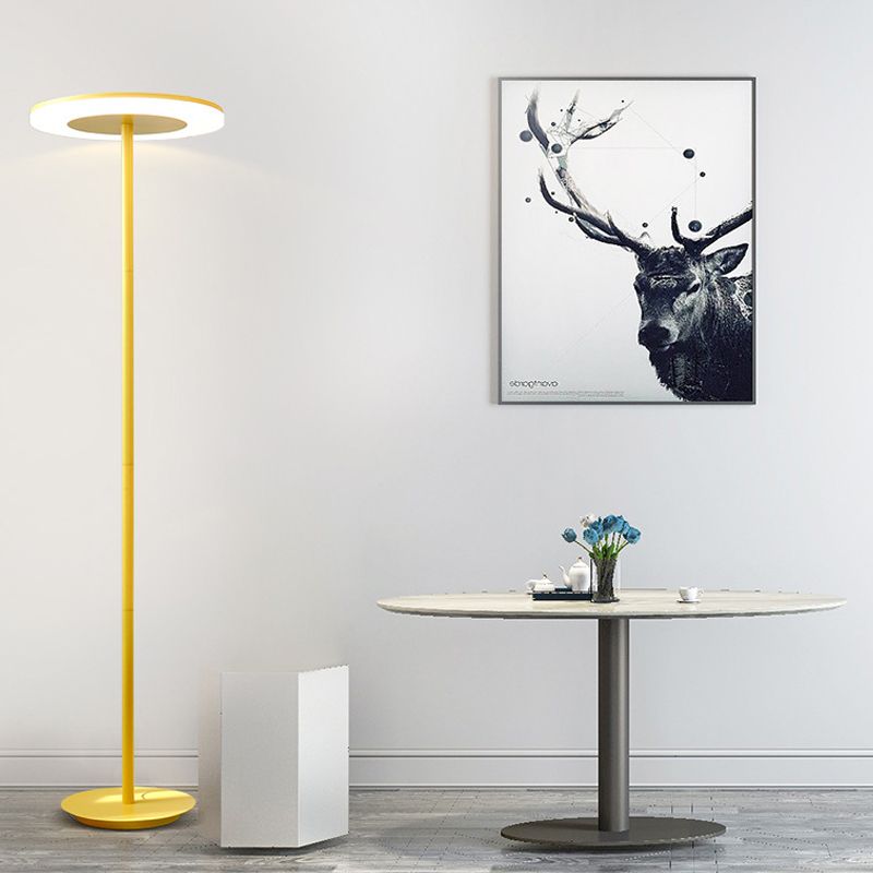 Morandi Scheibe Stehleuchte, Metall, 4 Farben, 146CM Lang - Cueteks