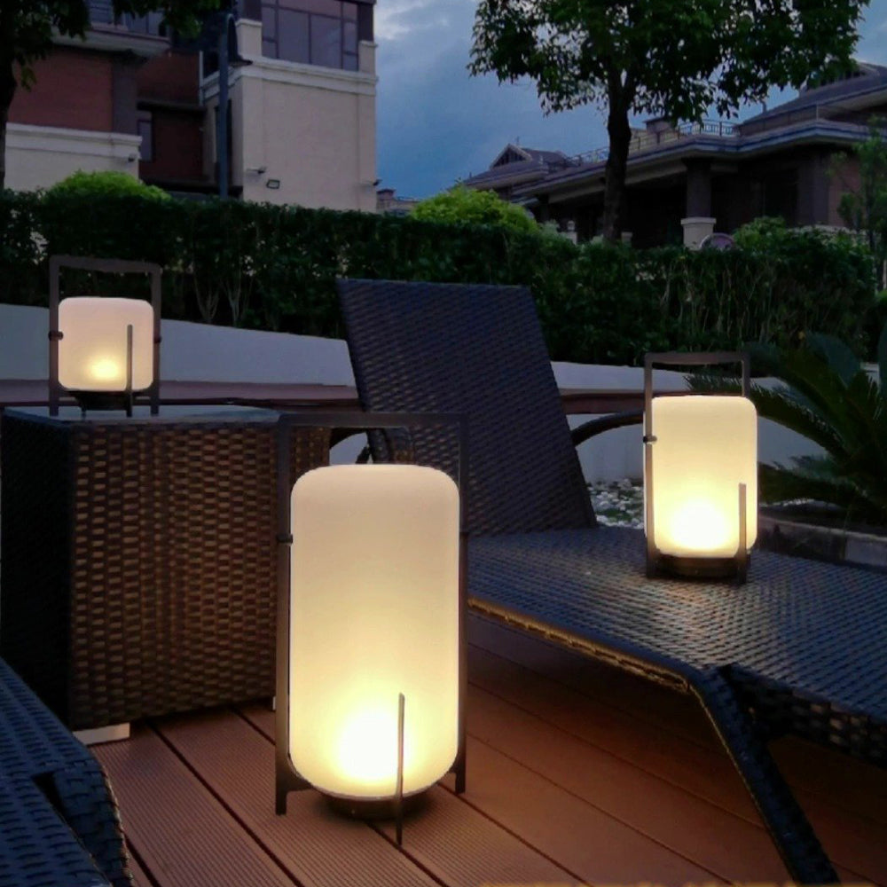 Pena Außenstehlampe Zylinder, Solar, 26/39/54CM Lang - Cueteks