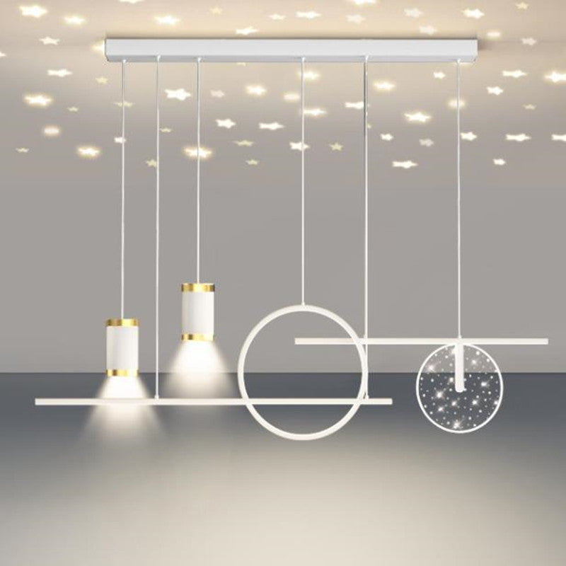 Madina Modern Pendelleuchte Line für Esszimmer,100CM Lang - Cueteks