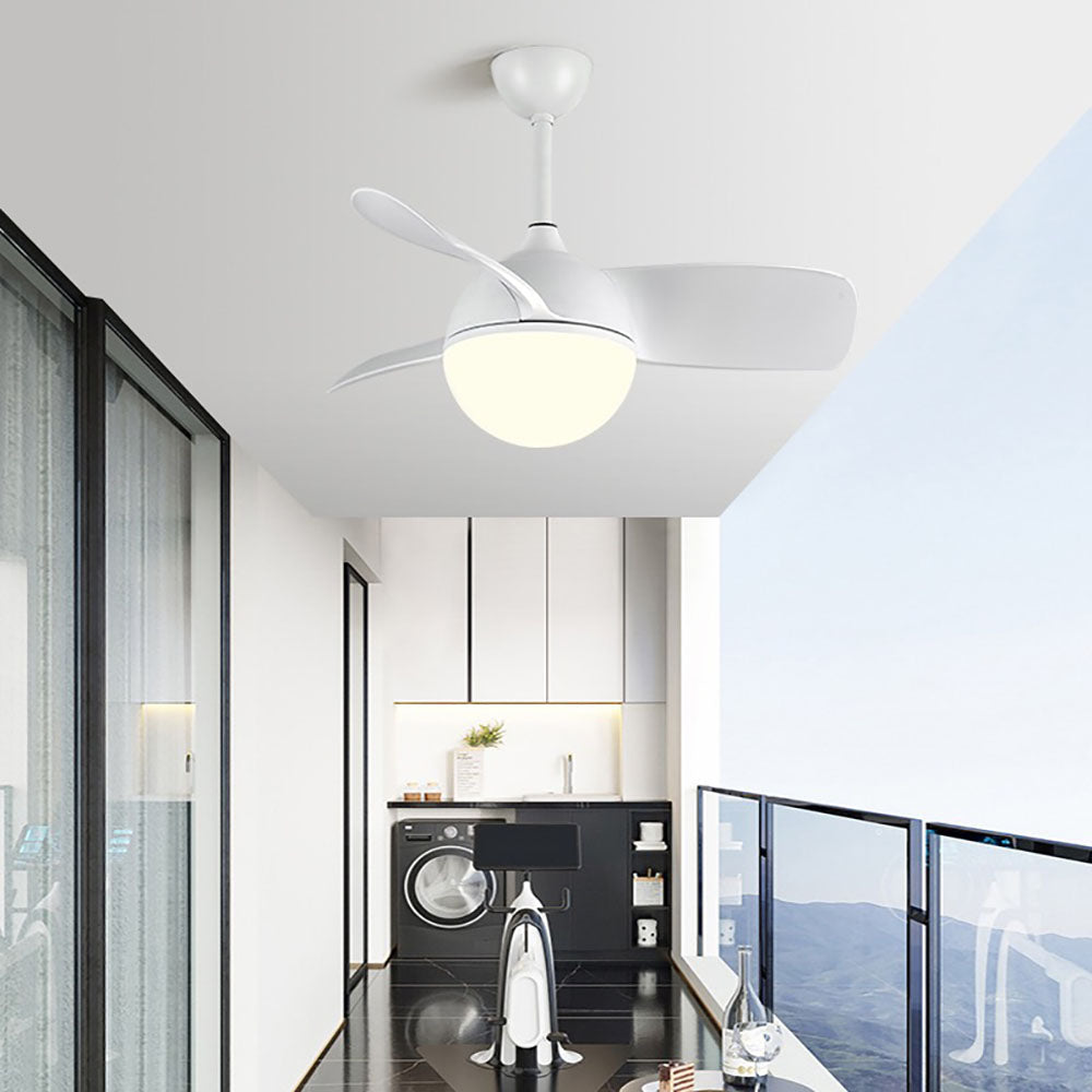 Morandi Deckenventilator mit Beleuchtung 3-Blatt, 3 Farben, ∅76cm - Cueteks