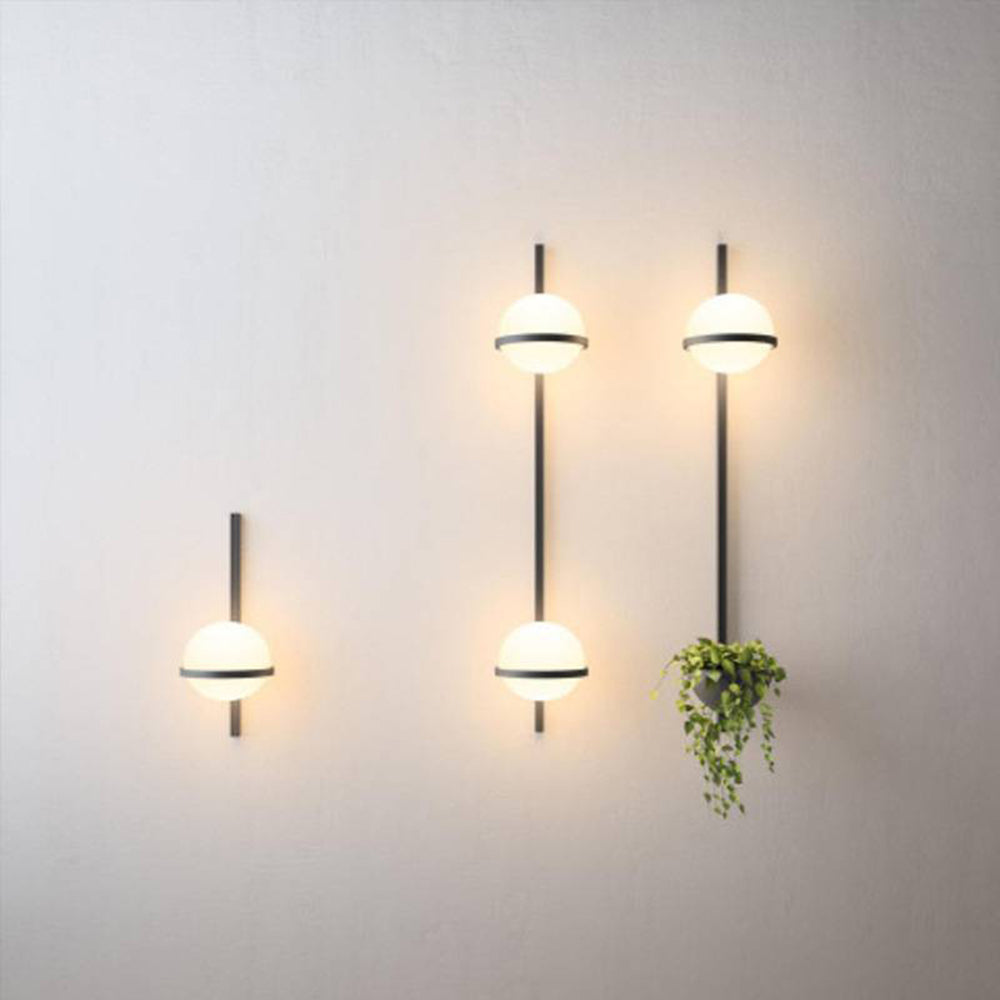 Valentina Außenwandleuchte mit Pflanztopf, Solar, 4 Stile, 55/100/120CM Lang - Cueteks
