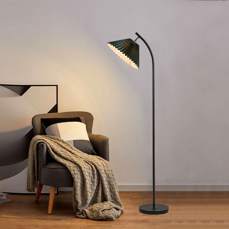 Ozawa Stehlampe Plissiert, Metall, 3 Farben, 157CM Lang - Cueteks