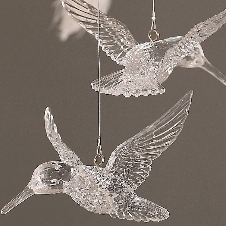O'Moore  Kronleuchter Straußenfeder Vögel, 2 Stile, ∅56CM/60CM/65CM - Cueteks