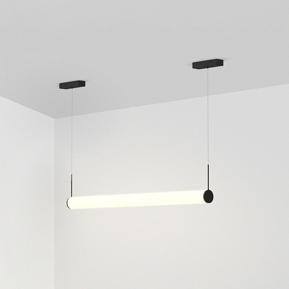 Edge Außenpendelleuchte Schwarz & Weiß, 126CM Lang - Cueteks