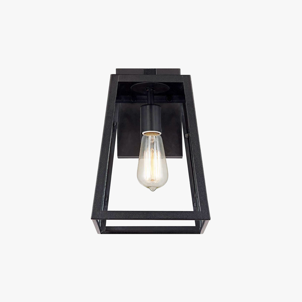 Alessio Schwarz Außenbereich Wandlampe, ∅20CM - Cueteks