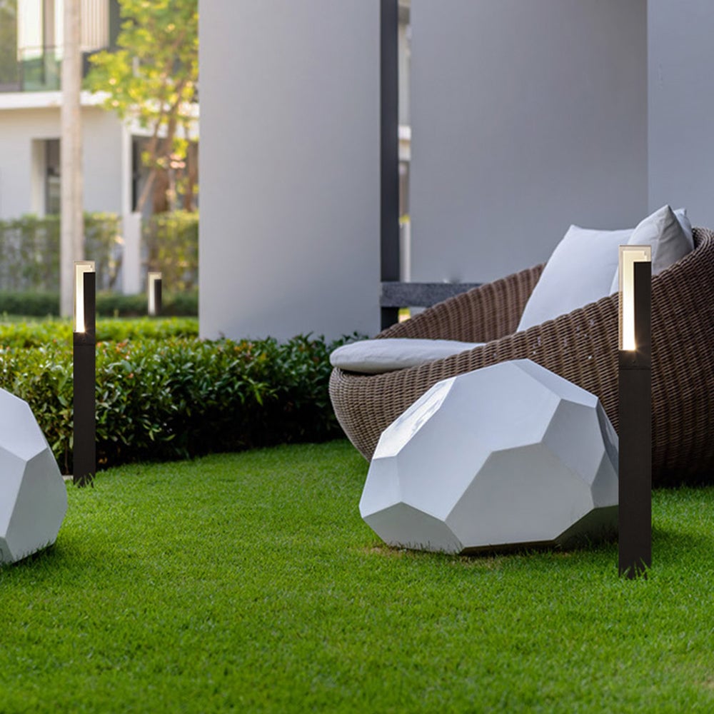 Pena Minimalistisch Außen-Pollerleuchte, 27/40/60CM Lang - Cueteks