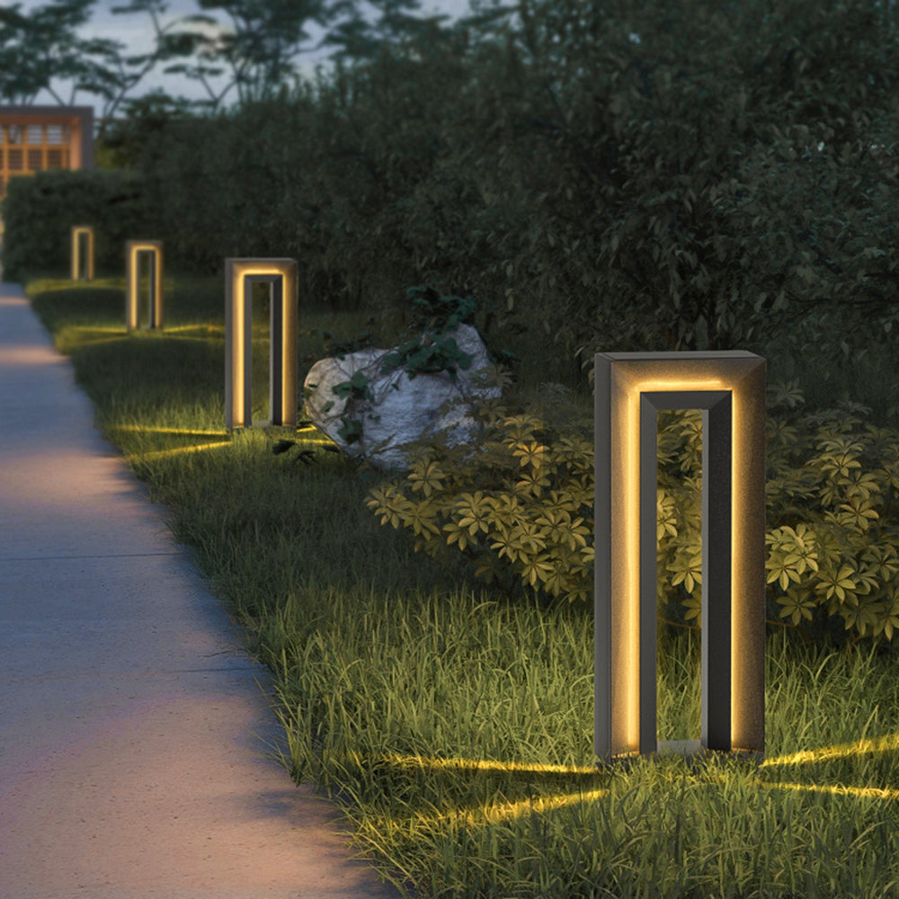 Pena Außen-Wegeleuchte Rechteckig, Solar, 62CM Lang - Cueteks