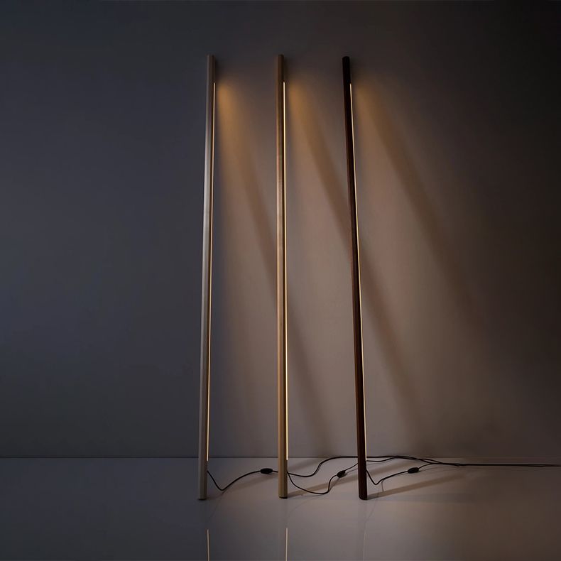 Ozawa Lineare Stehlampe, Holz & Acryl, 3 Farben, 119CM Lang - Cueteks