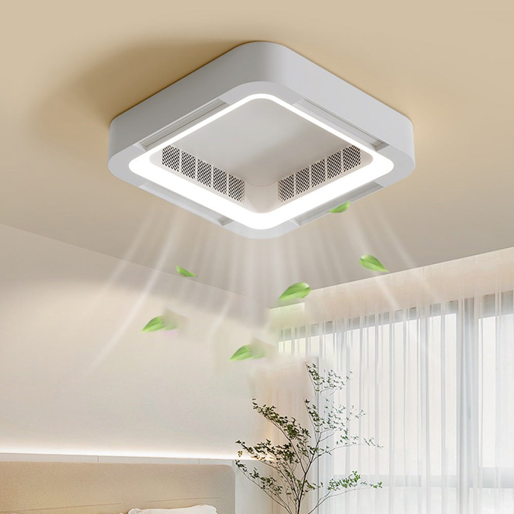 Quinn Deckenventilator mit Beleuchtung Weiß, 2 Stile, ∅58CM - Cueteks