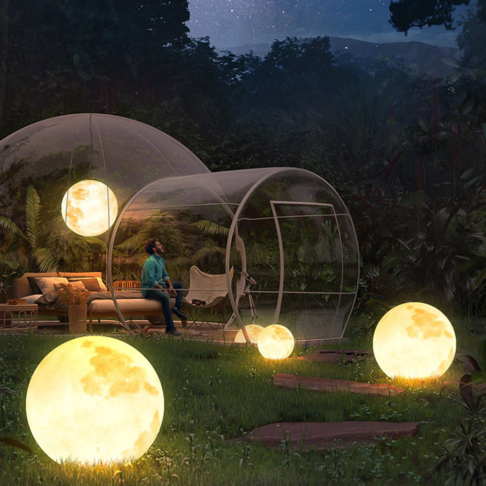 Elif Außenpendelleuchte Mond, Solar, ∅15/25/30/50/60CM - Cueteks
