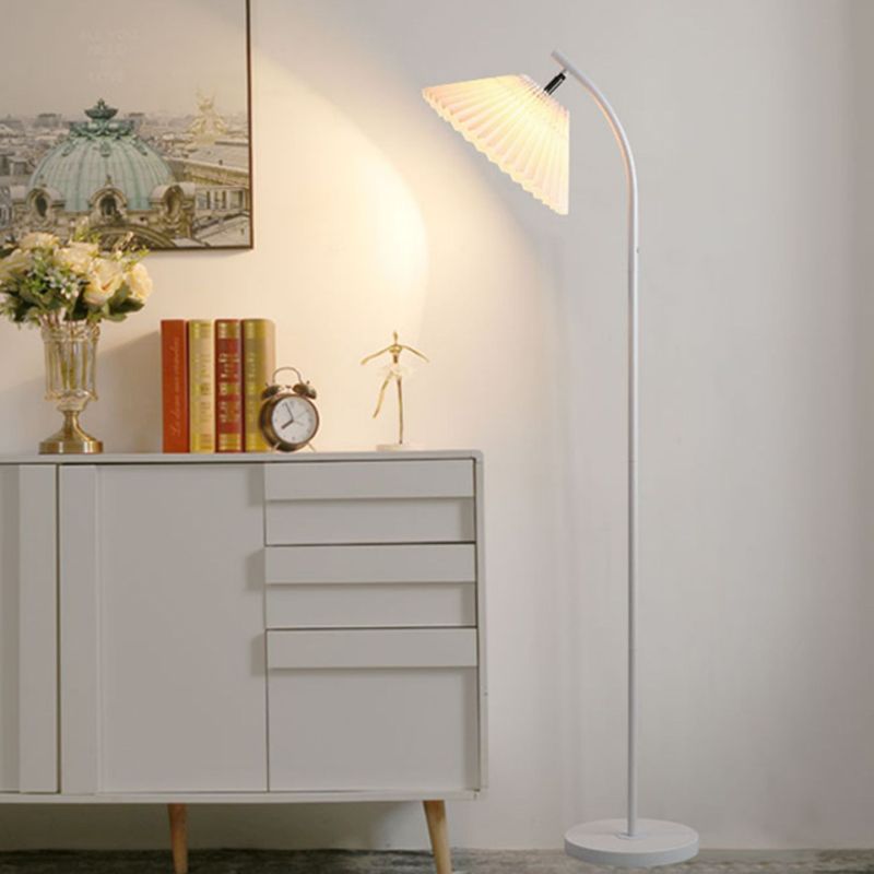 Ozawa Stehlampe Plissiert, Metall, 3 Farben, 157CM Lang - Cueteks