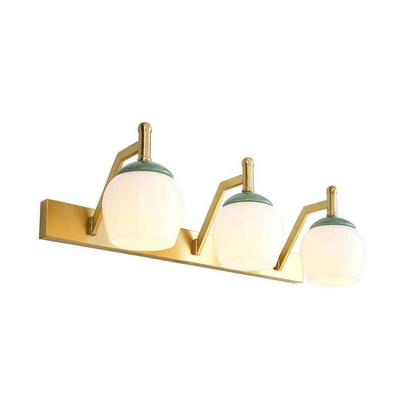 Lottie Spiegelfront Wandleuchte Kuppel, 2/3-flammig - Cueteks