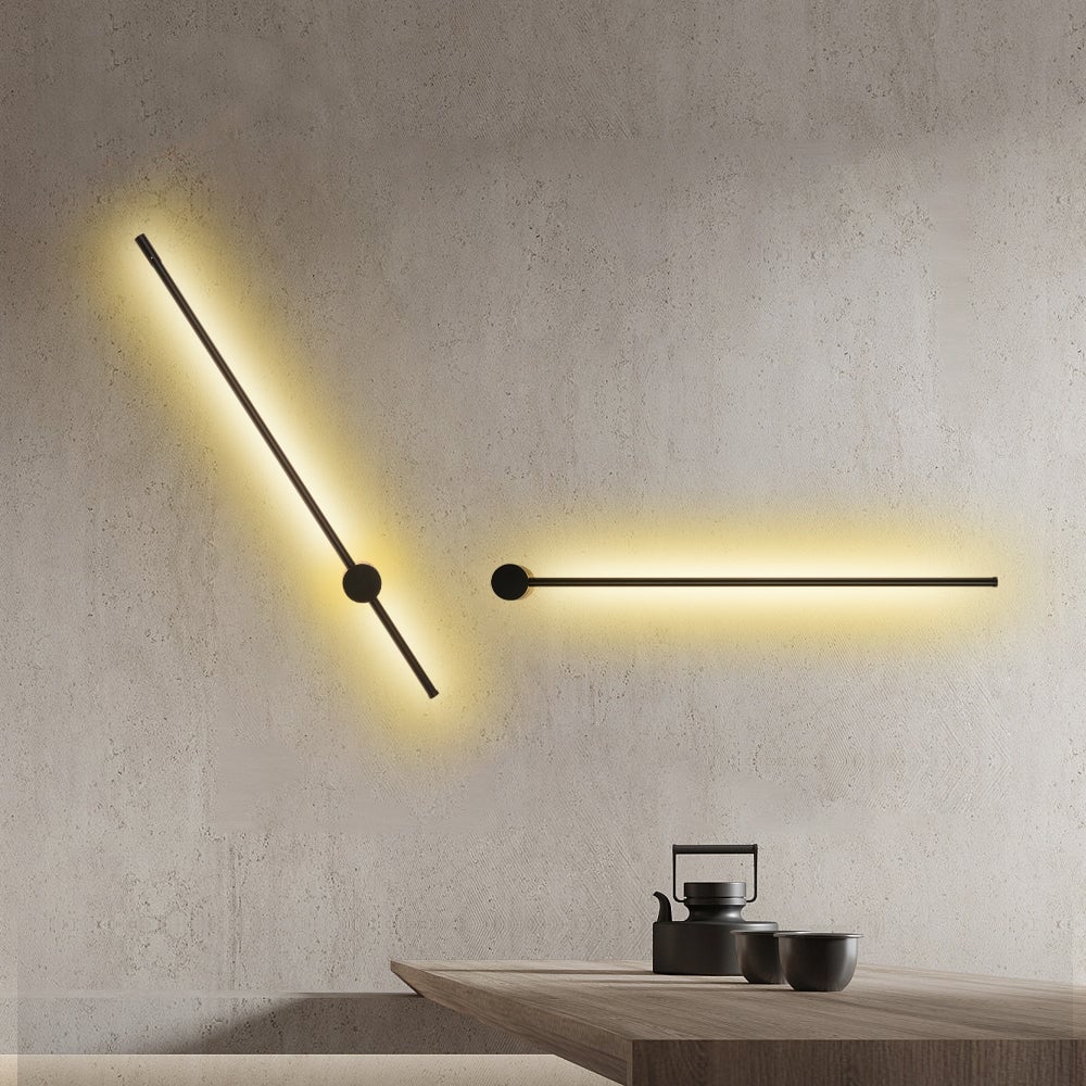 Edge Minimalistische Lineare LED Wandleuchte für Schlafzimmer & Wohnzimmer - Cueteks