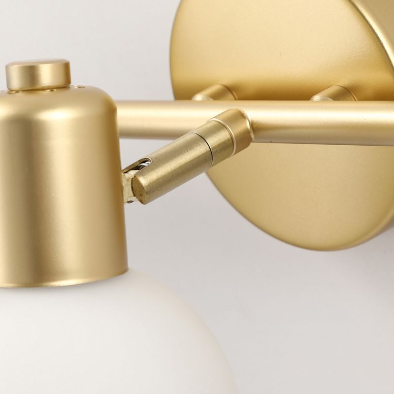Valentina Gold Spiegelfront Waschtisch-Wandleuchte, 1/2/3-flammig - Cueteks