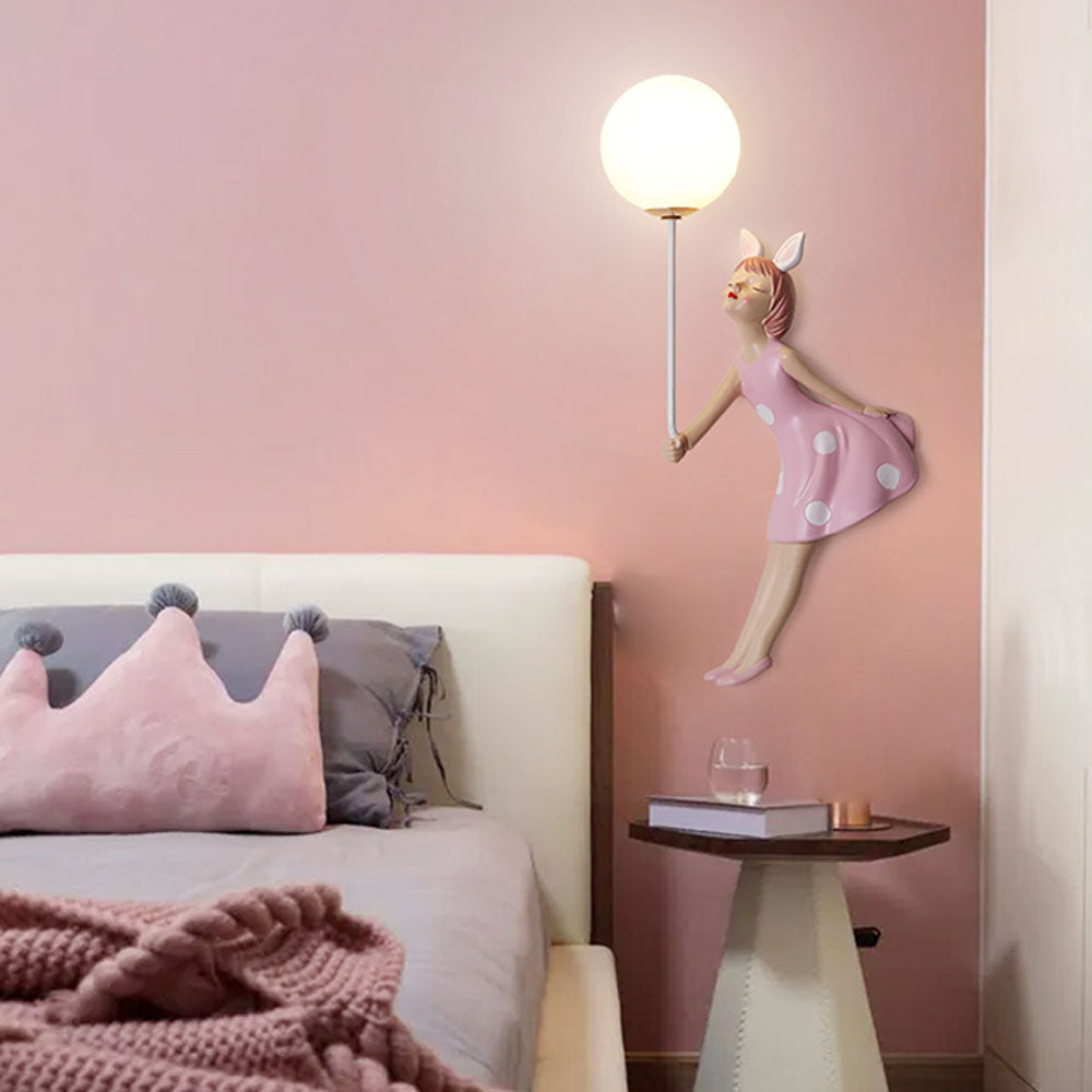 Minori Wandleuchte Rosa, 2 Stile, 49CM Lang - Cueteks