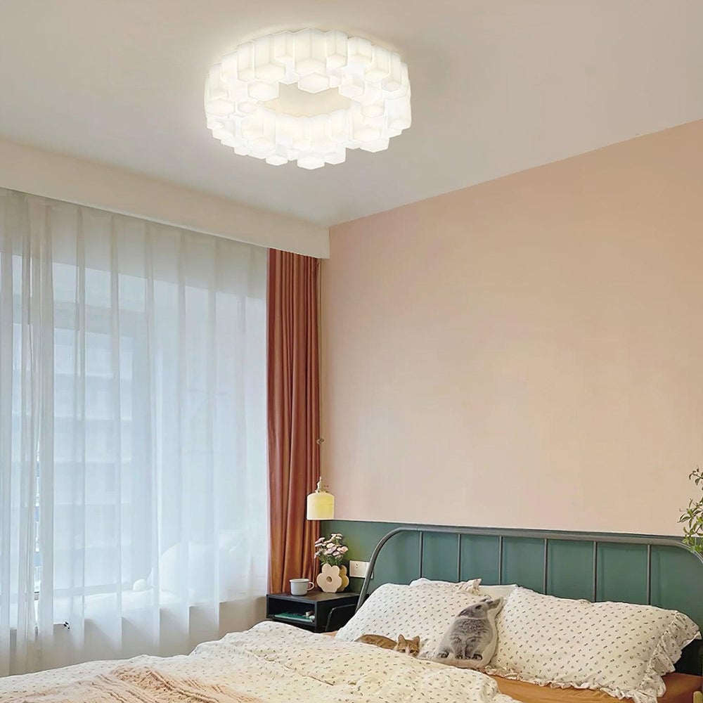 Quinn Bienenwabe Deckenleuchte, ∅68CM - Cueteks