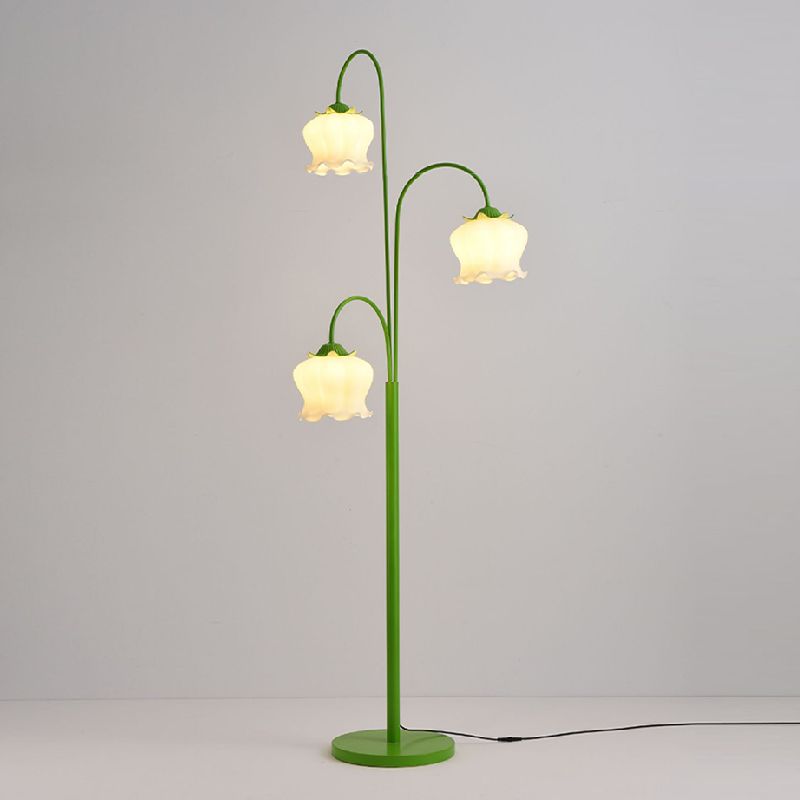 Lily Stehleuchte, Metall, 3-flammig, 160CM Lang - Cueteks