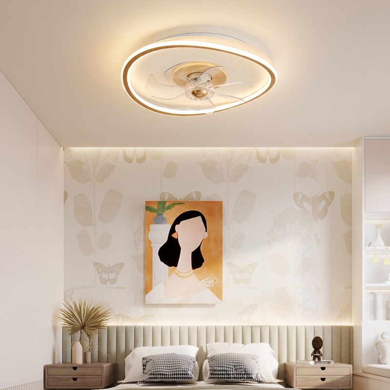 Ozawa Deckenventilator mit Beleuchtung Doppel-Licht, 2 Farben/Stile, ∅50CM - Cueteks