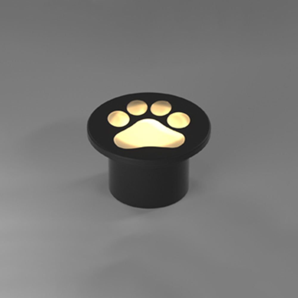Minori Außen-Bodeneinbaustrahler Katzenpfote, ∅ 15CM - Cueteks
