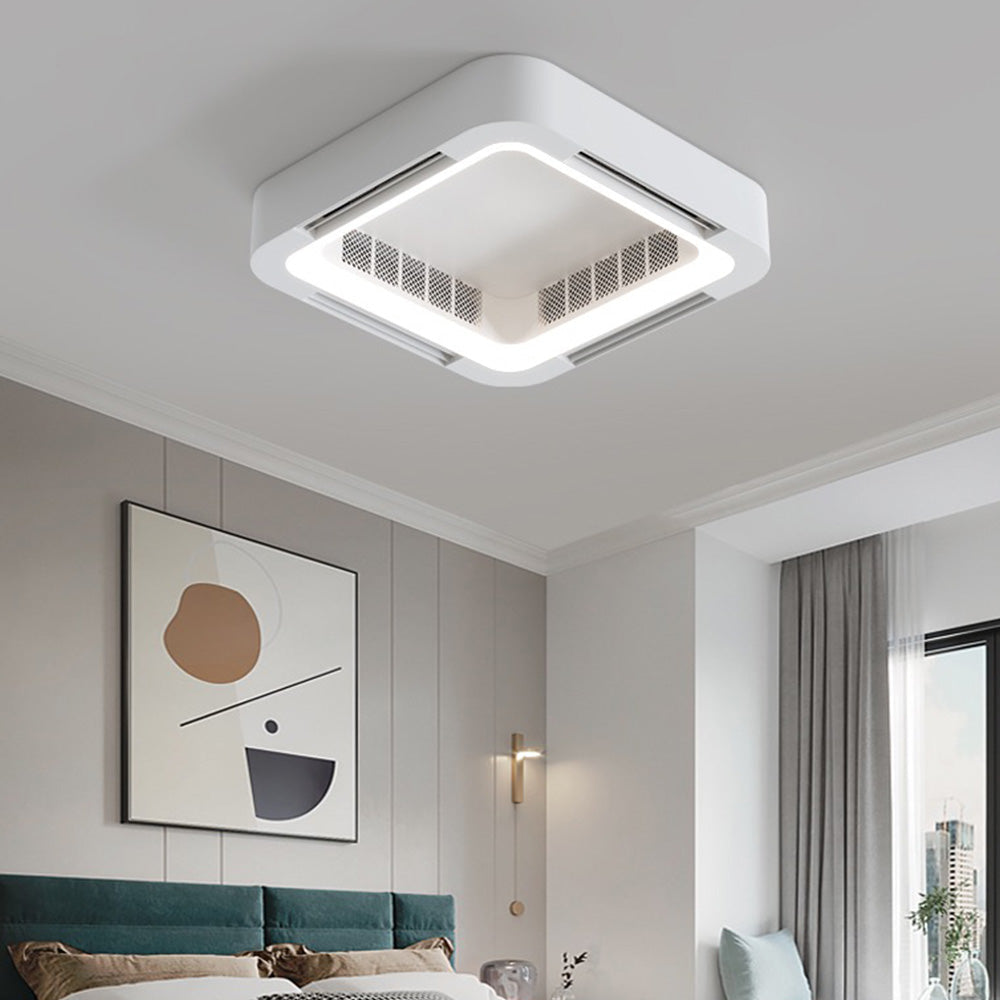 Quinn Deckenventilator mit Beleuchtung Weiß, 2 Stile, ∅58CM - Cueteks