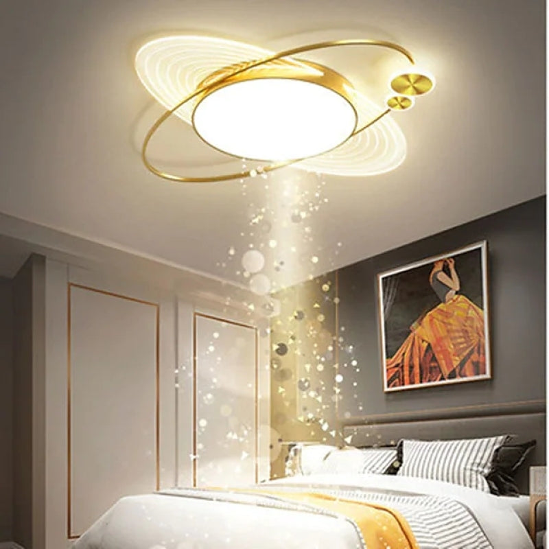 Lacey Modern LED Deckenleuchte Kreis-Design für Wohnzimmer Schlafzimmer, ∅58CM - Cueteks
