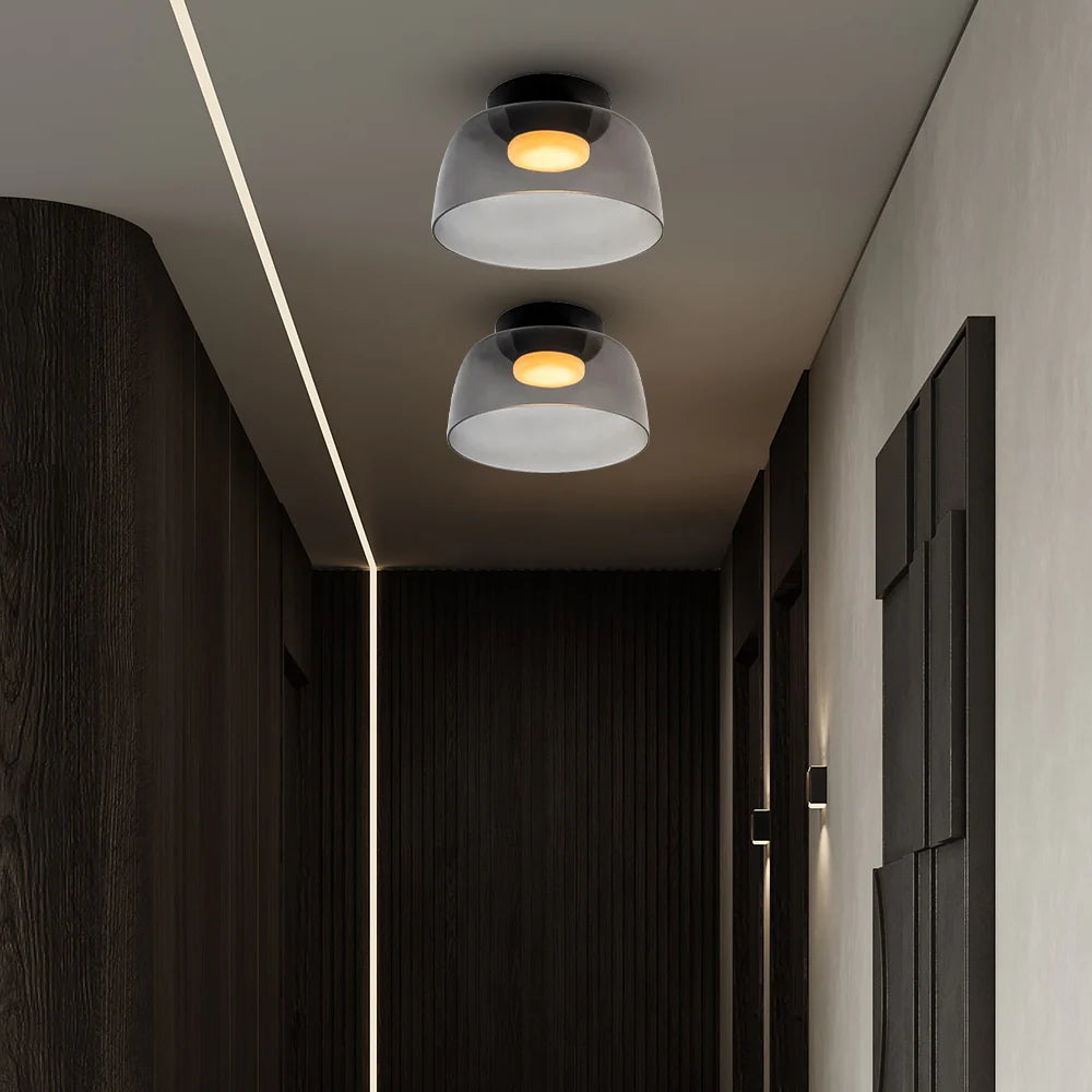 Nordic Designer Creative Personality Medieval Glass Ceiling Lamp - Cueteks