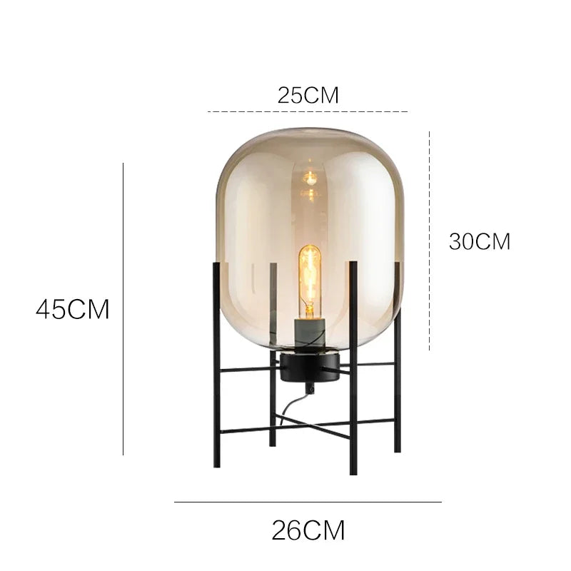 Postmodern Designer Glass Floor Lamp - Cueteks